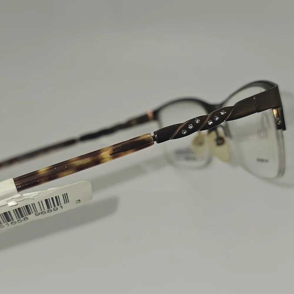 Christie Brinkley C 312 BRN‎ Brown Eyeglass Frames 52 16 135